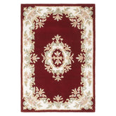 Royal Red Traditional Hand Tufted Wool Rug - Pendle Village Furniture
